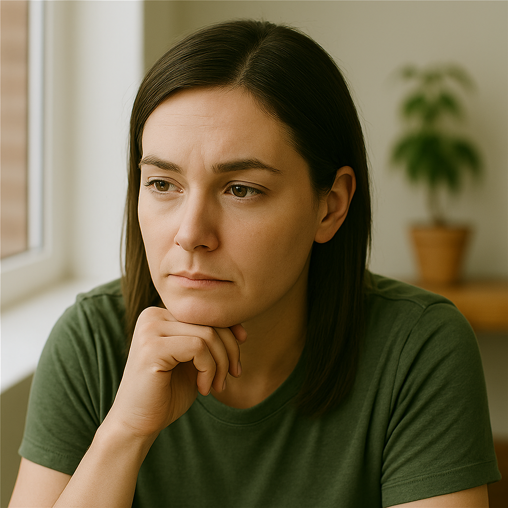 Professional therapist in a comfortable, modern therapy office setting